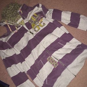 Billabong size XL purple and grey sweatshirt
